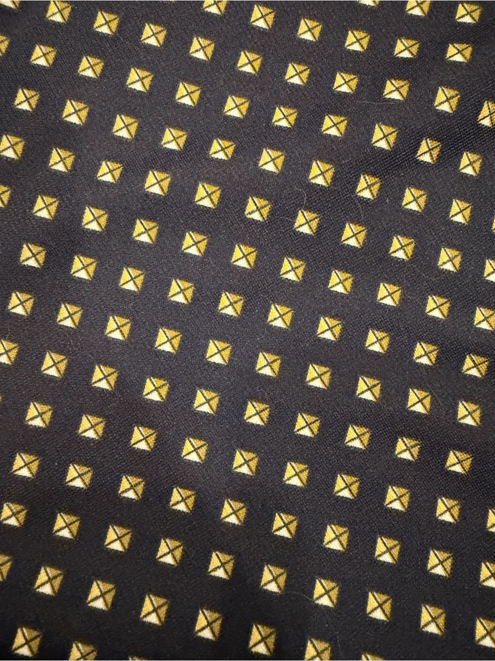 Michael Kors Navy Sheath Dress with Yellow Polka Dot Panels - Picture 2 of 3